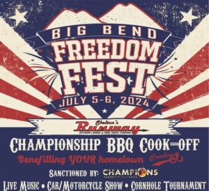 Big Bend Freedom Fest list of activities